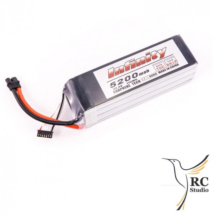Infinity 5200mAh 6S1P 70C Infinity 5200mAh 6S1P 70C