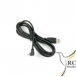 USB-A - Mini USB kabel, 90°, 1.8m