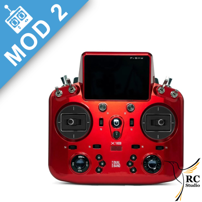 FrSky Tandem X18 Mod2 červená metalíza limitka
